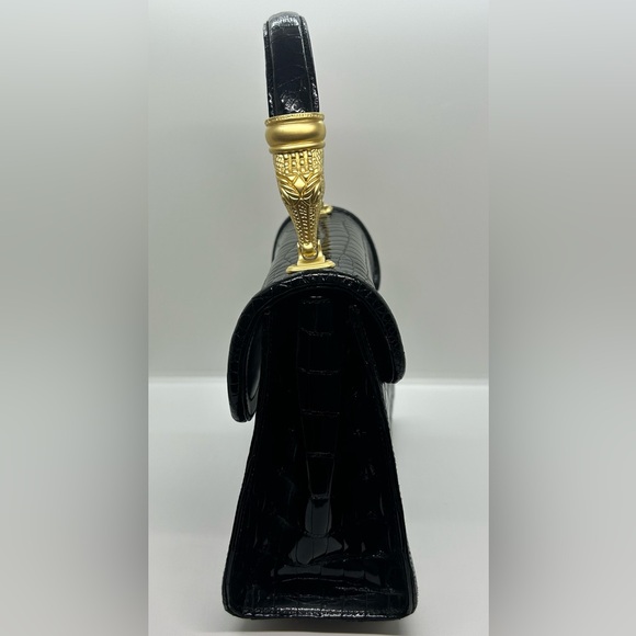 Barry Kieselstein Cord Vintage Black Alligator Small Trophy Bag - Picture 6 of 14